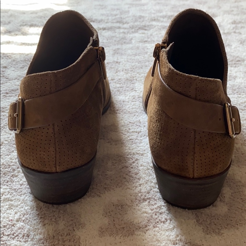 Vince Camuto Parveen Suede Booties w/Buckle - Picture 8 of 10